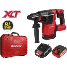 Перфоратор аккумуляторный WORTEX CRH 1822 кейс XLT SET БЕСЩЕТ., 18В, 2.6Дж, 26мм, 1х4 А*ч,4 режима