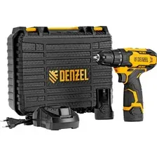 Аккумуляторная дрель-шуруповерт Denzel CDQ-12, Li-Ion 12 В / 26106