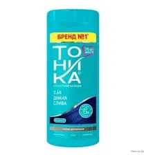 Оттеночный бальзам для волос "Тоника" тон: 3.68, дикая слива