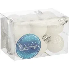 Набор шаров новогодних Волшебная страна SYQA-0123162-06 / 106316 (12шт)