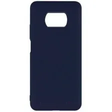 Чехол-накладка Case Matte Lux для Poco X3 (темно-синий)