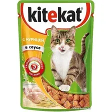 Пресервы Kitekat с курицей в соусе 85 г