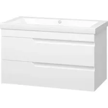 Misty Тумба с умывальником Софт 90 П-Соф-01090-011П2Я+10.150.00900.001