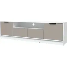 Тумба Интерлиния ТВ Концепт КТ-ТВ4-50 Глосс (белый платинум/луна)