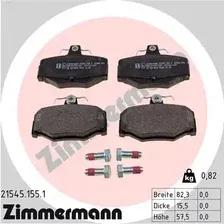 Тормозные колодки дисковые задняя ось ZIMMERMANN 21545.155.1