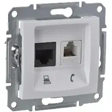 Розетка компьютерная Schneider Electric Sedna SDN5100121