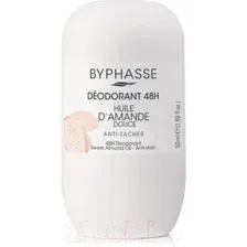 Дезодорант шариковый Byphasse Almond Oil 48H С миндальным маслом (50мл)