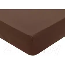 Простыня АртПостель Шоколад на резинке 982 (120x200)