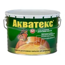 Пропитка АКВАТЕКС 2 в 1 (рябина) 9 л
