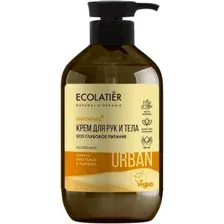 Крем для рук и тела Ecolatier Urban алоэ, кокос и пантенол, 400 мл