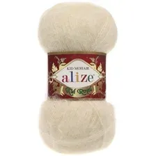 Пряжа для вязания Alize Kid royal 67 (500 м, молочно-бежевый)