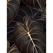 Фотообои листовые Vimala Рисованные листья (270x200)