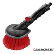 AVS - Щетка для мытья автомобиля с подключением к шлангу и кнопкой подачи воды, 39х14х16см / A07092S