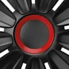 Набор колпаков VERSACO R15 Royal RC 15" / 15ROYALRCB (4шт, черный)