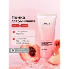 Персиковая очищающая пенка с ниацинамидомь Anua Peach Niacin Spread Cleansing Foam, 150 мл