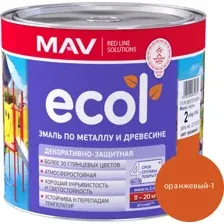 Эмаль MAV Ecol ПФ-115 (2кг, оранжевый-1)