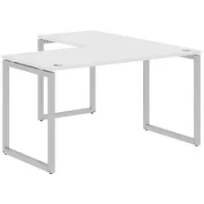 Стол угловой Xten-Q XQCT 1415 Silver (L), белый