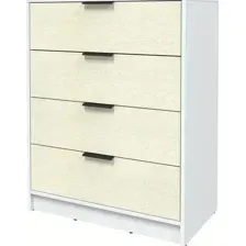 Комод Интерлиния Концепт КТ-К80 Глосс (белый платинум/дуб снежный)