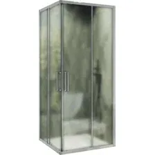 Душевой уголок MaybahGlass MGY-1330-5 (сатин стекло/хром матовый)