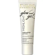 Хайлайтер жидкий  Eveline Cosmetics Glow and Go! (champagne glow) 20 мл