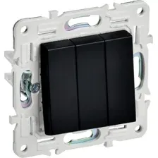 Выключатель IEK Skandy SK-V30-0-10-K02 (черный)