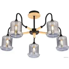Люстра средней высоты Mirastyle SX-N-4872/5 BKWOOD