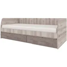 Кровать Anrex Jazz 90-2 90x200 (каштан найроби/оникс)