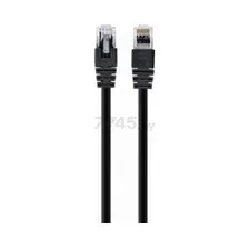 Патч-корд витая пара GEMBIRD PP12-0.25M/BK UTP 0,25м черный