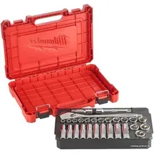 Набор трещотка с головками Milwaukee 4932471864 (28 предметов)