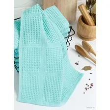 Полотенце вафельное (35х75 см; ментоловый)