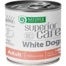 Влажный корм для собак Nature's Protection Superior Care White Dogs с лососем и тунцом KIKNPSC63360 (140мл)