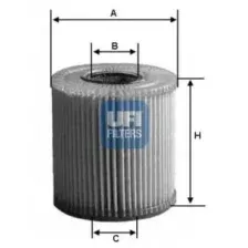 Фильтр масляный UFI 25.030.00 BMW E38/E39/E46/X5 2.5D/3.0DM57 98>