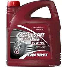 Моторное масло Favorit Stahlsynt Intellect SL/CF 10W-40 4л