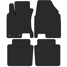 Комплект ковриков для авто Alicosta Nissan Qashqai +2 I (suv / J10) 2010 - 2014 (черный, ромб)