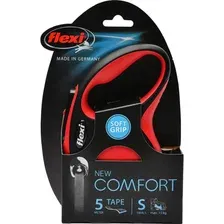 Поводок-рулетка Flexi New Comfort в новом дизайне S лента 5 м (красный)