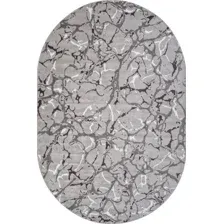 Ковер для жилой комнаты Merinos Silver F389-OVAL-GRAY (1x2)