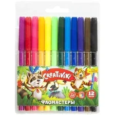 Фломастеры Creativiki ФЛВ12КР (12цв)