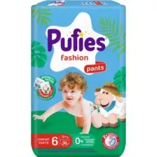 Трусики-подгузники Pufies Pants Fashion Extra Large 15+кг (36 шт)