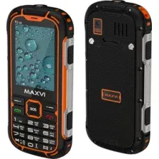 Мобильный телефон Maxvi R2 up, оранжевый