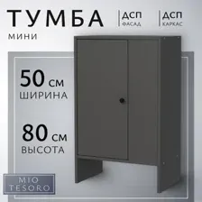 Тумба Mio Tesoro Мини 1 дверь 2.07.03.090.2 (черный)