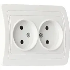 Розетка Smart Buy SBE-02w-10-S2-N-c (белый)
