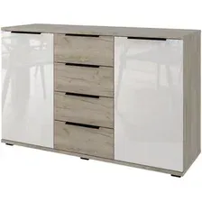 Комод Stolline Альянс 435.09 (дуб крафт-белый глянец)