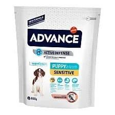 Сухой корм для собак Advance Puppy Sensitive с лососем и рисом 800 г