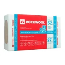 Шумоизоляция Rockwool АКУСТИК БАТТС 27х600х1000мм (7,2м2/0,19м3)