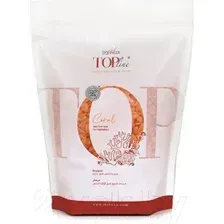 Воск для депиляции ItalWax Top Line Коралл горячий пленочный в гранулах (750г)