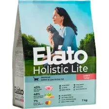 Сухой корм для кошек Elato Holistic Lite Для стерилизованных кошек с ягненком и индейкой (7кг)