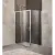 Душевой уголок BelBagno UNIQUE-AH-1-110/125-90-C-Cr (прозрачное стекло)