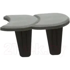 Бордюр садовый Prosperplast Palisada Plaska IPAK2-405U (серый)