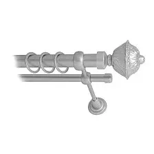 Карниз для штор Lm Decor Империя 168 2р гладкий 25/16мм (сатин, 1.8м)
