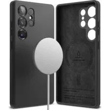 Чехол Ringke SILICONE MAGNETIC для Galaxy S25 Ultra BLACK